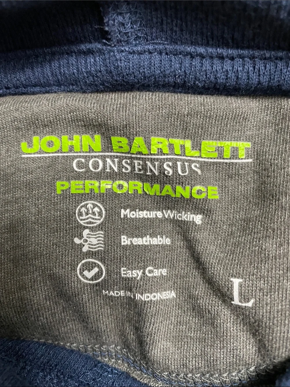 John Bartlett Collection Men's Navy Crewneck Hoodie Sweater